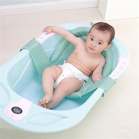 HANYUBEI Adjustable Bathing Bathtub Seat Baby Bath Net Infant Shower ...