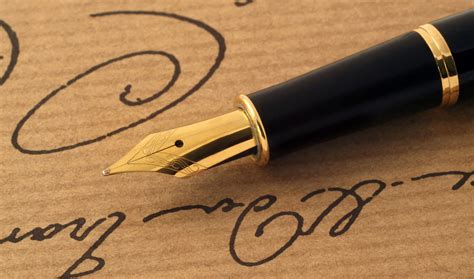 How to use a fountain pen for calligraphy - The Pen Company Blog