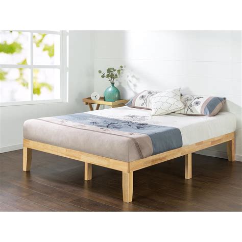 Zinus Natural Full Solid Wood Platform Bed Frame-HD-RWPB-14F - The Home ...