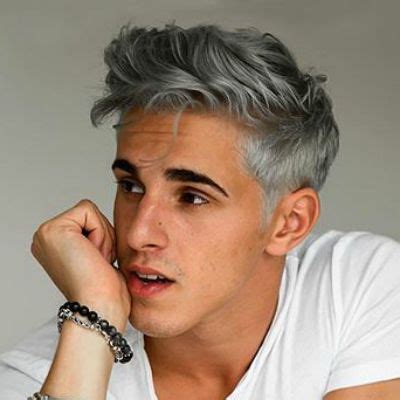 10 Best Silver hair dye men ideas | men hair color, mens hairstyles ...