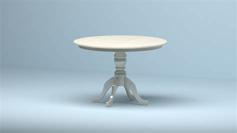 furniture desk 3D round table | CGTrader