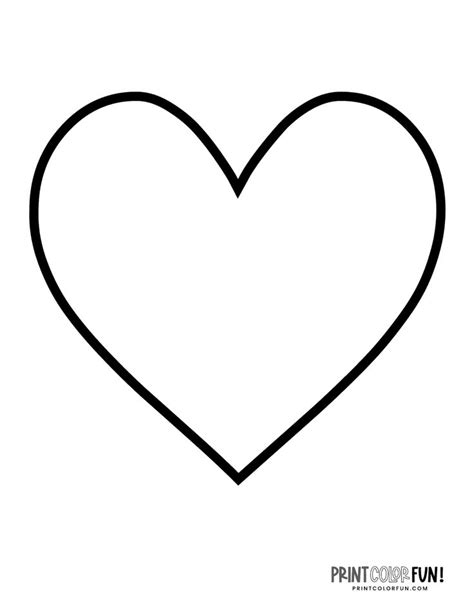 Printable Heart Shape Coloring Page - AnyatuShepherd