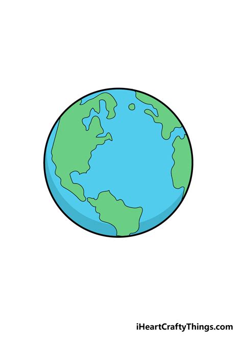 Planet Earth Drawing Simple, Picture Of Earth For Drawing, Today i am ...