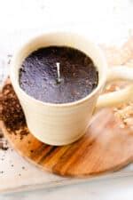 Easy DIY Coffee Candles Made With Whole Coffee Beans - Our Oily House