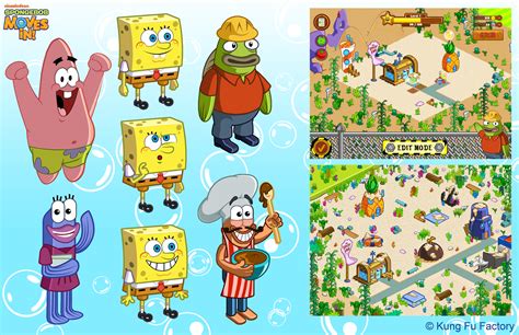 Deborah Han l Illustrator: "Spongebob Moves In!" Production Assets