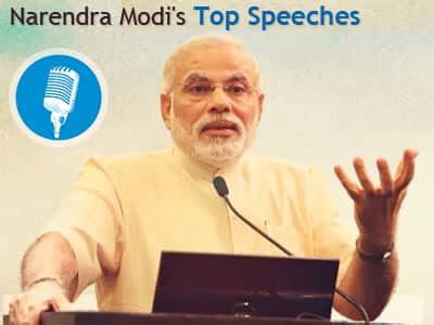 7 memorable speeches of Shri Narendra Modi