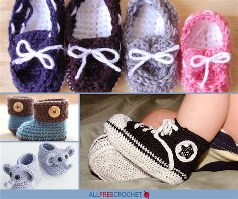 50+ Free Baby Bootie Crochet Patterns | AllFreeCrochet.com