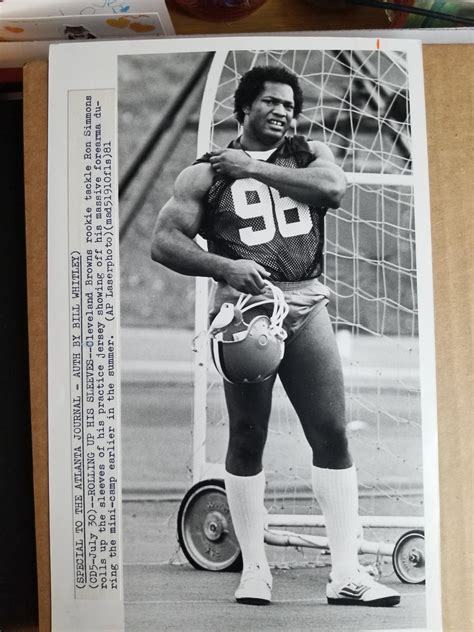 Old School? How about wcw champ Ron Simmons on the ?browns in : r/Browns