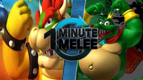 Bowser VS King K. Rool ONE MINUTE MELEE by Unserious-Sam on DeviantArt