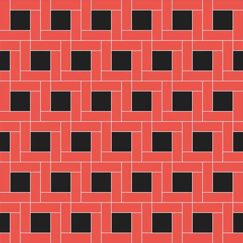 Square vector pattern. Red square pattern. Seamless geometric pattern ...