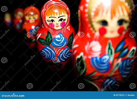 Russian National Babushka Matroschka Stock Image - Image of matreshka ...