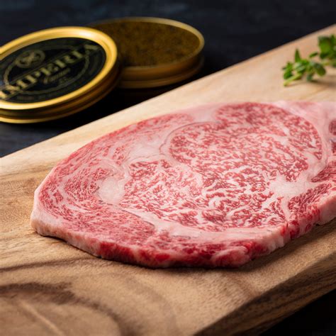 Buy Japanese A5 Wagyu Ribeye Beef Steaks Online, 8-16 oz – Imperia Caviar