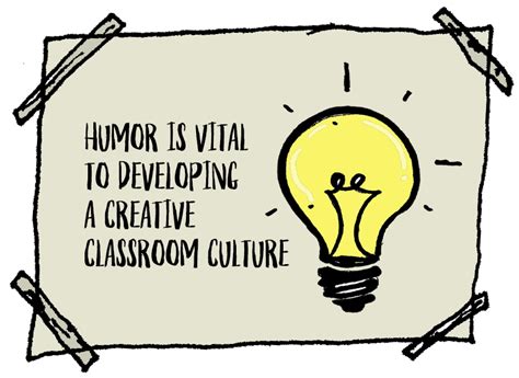 humor is vital to developing a creative classroom culture - John Spencer