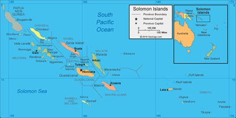 Solomon Islands World Map - Edyth Haleigh