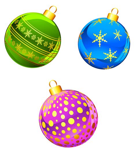 Christmas baubles clipart - Clipground