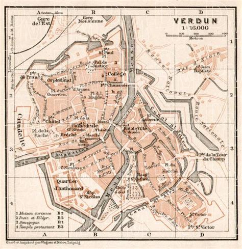 Verdun france map