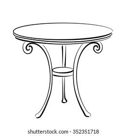 Round Table Sketch Royalty-Free Images, Stock Photos & Pictures ...