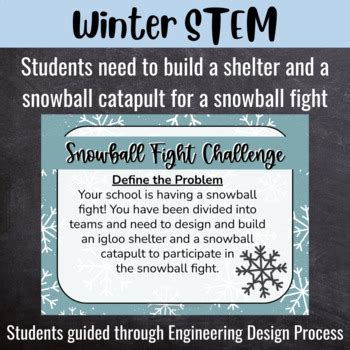 Winter STEM Activity: Snowball Fight by Wild Littles and Middles