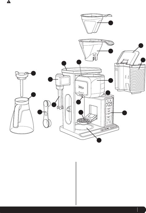 Ninja Coffee Bar Cf091 Parts Diagram | Reviewmotors.co