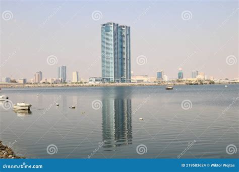 Julphar Towers, Ras Al Khaimah, United Arab Emirates Editorial Stock ...