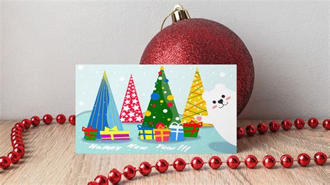 Christmas and New Year greeting cards :: Behance