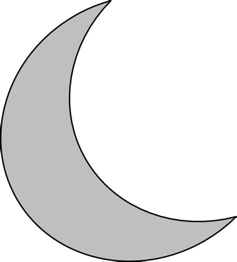 Crescent Moon Clip Art - Cliparts.co