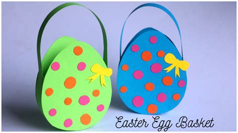 DIY Easter Egg Basket - Little Crafties