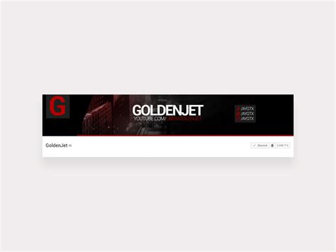 Youtube Banner Template | Free PSD Template | PSD Repo