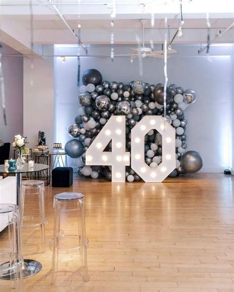 40th birthday party decorations | 40th birthday party decorations, 40th ...