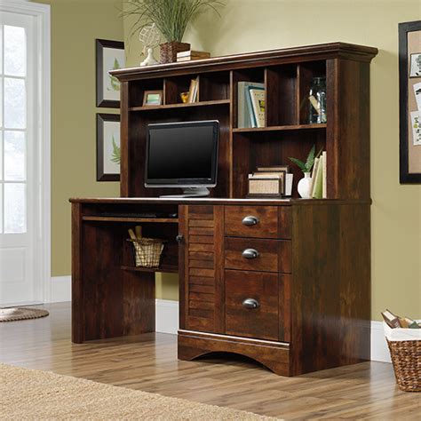 Sauder Harbor View Desk W/ Hutch (420475) – Sauder - The Furniture Co.