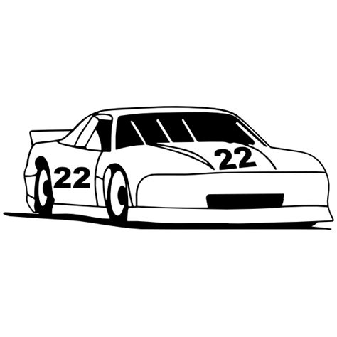 Race Car Sticker With Any Number