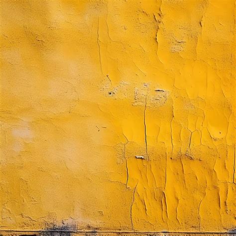 Yellow Wall Texture Image Free Photo