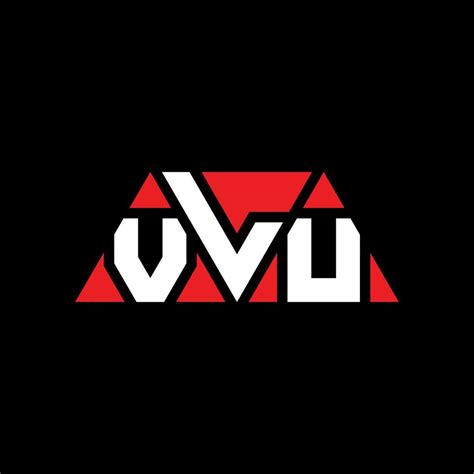 VLU triangle letter logo design with triangle shape. VLU triangle logo ...