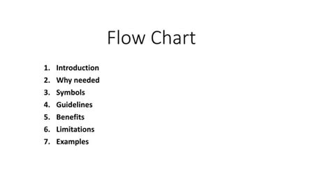 Flow chart | PPT