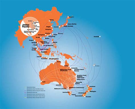 Jetstar Route Map | Color 2018