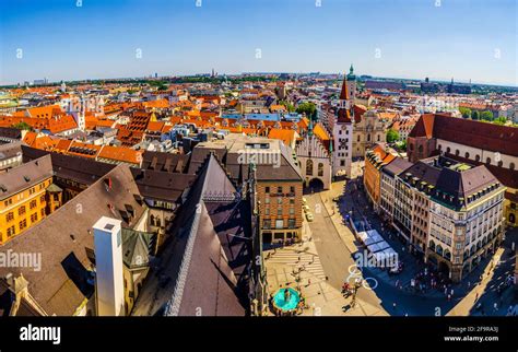 view of the old town hall in munich. Old town hall is nowadays seat of ...