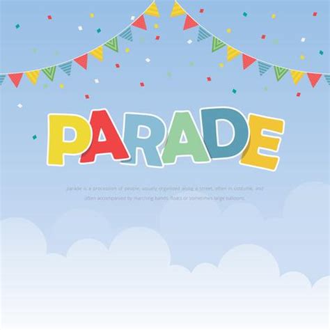 Parade Illustration Template. Colorful Parade. 215778 Vector Art at ...