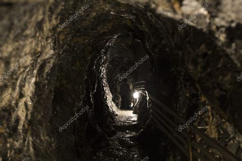 Tunnel of a cave entrance Stock Photo by ©frenky362 86263546