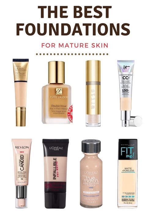 The best foundations for mature skin – Artofit