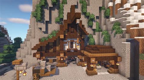 I made a cozy and simple Mountain House | Minecraft houses, Minecraft ...