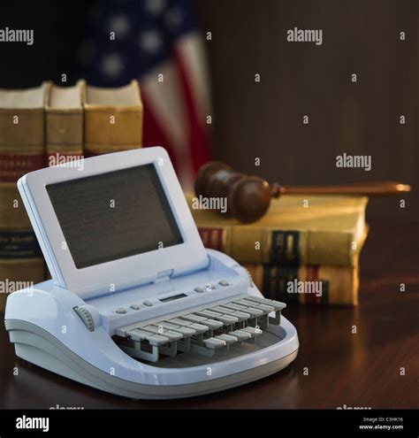 Stenograph machine Stock Photo - Alamy