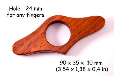 the hole for any fingers is made from wood