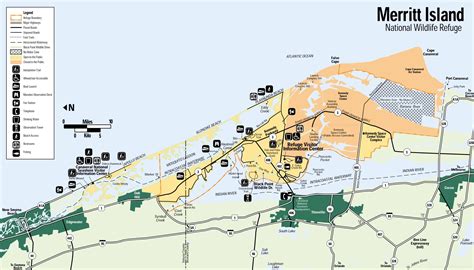 Merritt Island National Wildlife Refuge Tourist Map - Ontheworldmap.com