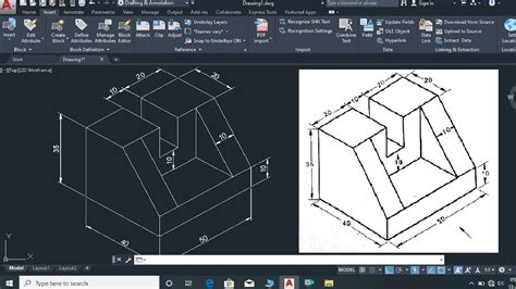 Isometric Cad Drawing