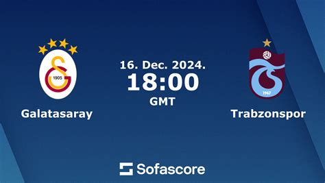 Galatasaray vs Trabzonspor live score, H2H and lineups | Sofascore