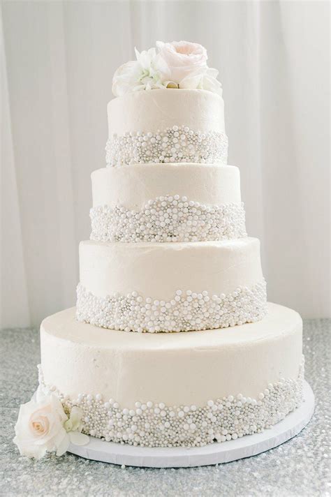 Sugar Pearl Wedding Cake