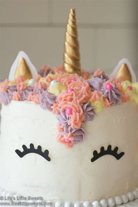 Unicorn Rainbow Cake (Buttercream, 5-Layer) - Life's Little Sweets