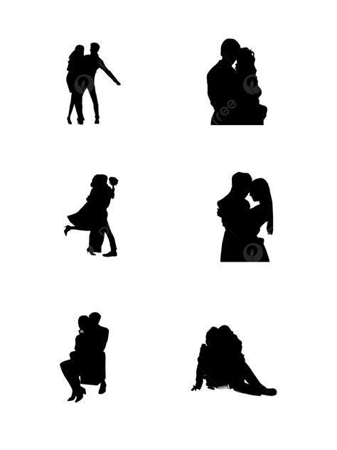 Free Hug Silhouette PNG Transparent, Lovers Hug Silhouette Matting Free ...