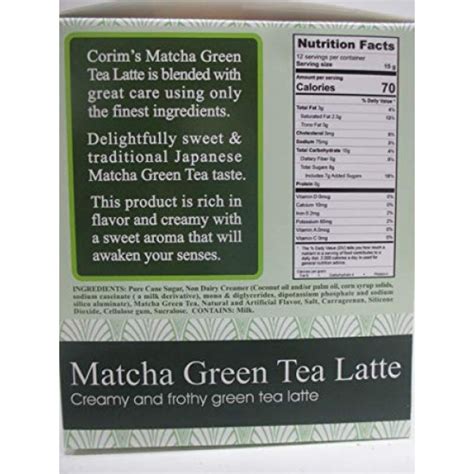 Matcha Green Tea Latte, 12 Single Serve Cups