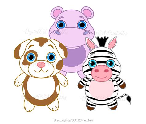 Collection of Cute animal clipart | Free download best Cute animal ...